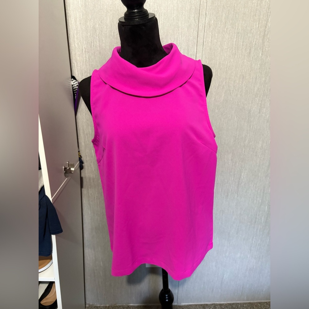 Women's Sleeveless Pink Blouse